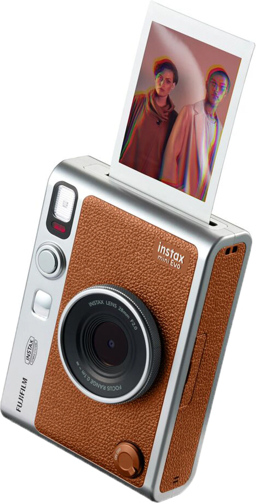 Фотокамера миттєвого друку Fujifilm Instax mini EVO - Brown (16812534)