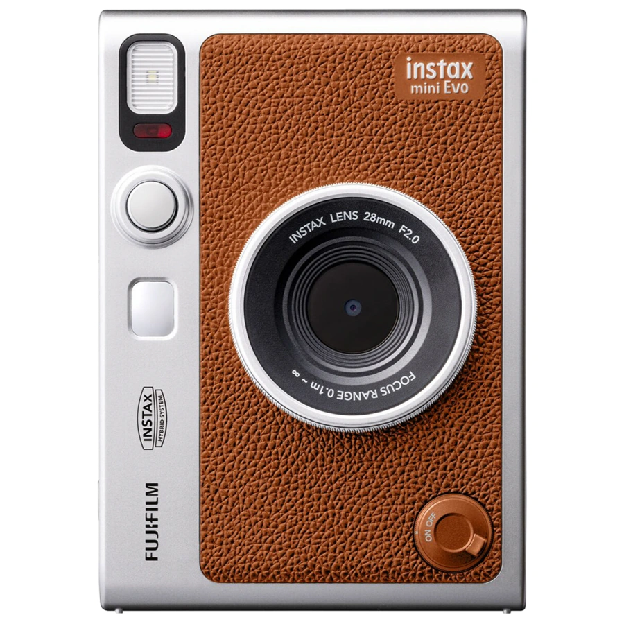 Фотокамера миттєвого друку Fujifilm Instax mini EVO - Brown (16812534)