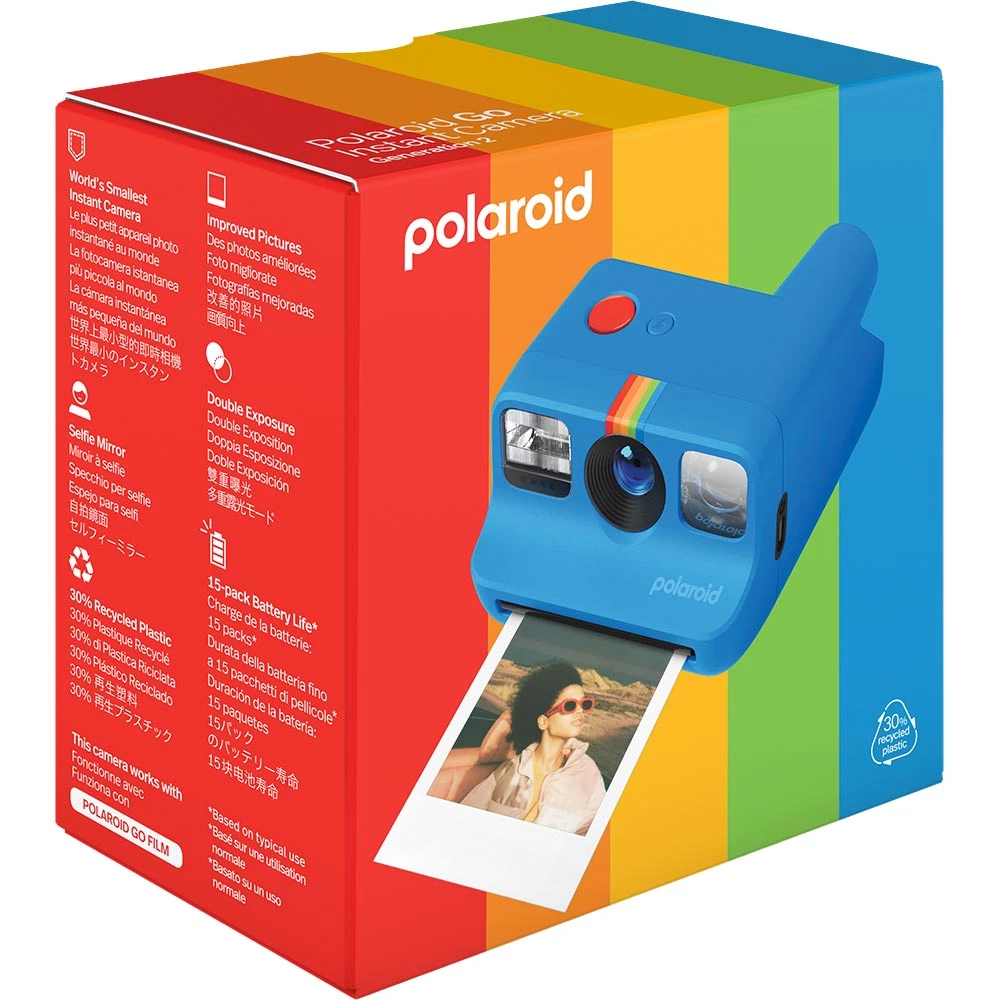 Фотокамера мгновенной печати Polaroid Go Gen 2 - Blue (9147)