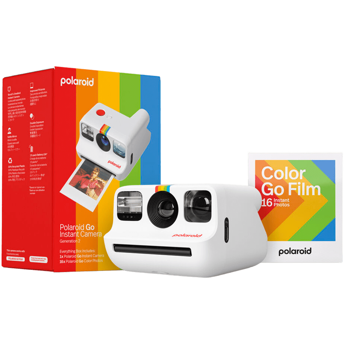 Фотокамера миттєвого друку Polaroid Go Gen 2 Everything Box [Starter Set] - White (006282)