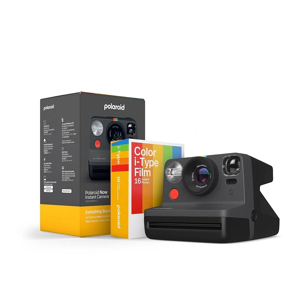 Фотокамера миттєвого друку Polaroid Now Gen 2 Everything Box - Black (6248)