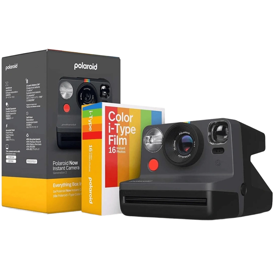 Фотокамера мгновенной печати Polaroid Now Gen 2 Everything Box - Black (6248)