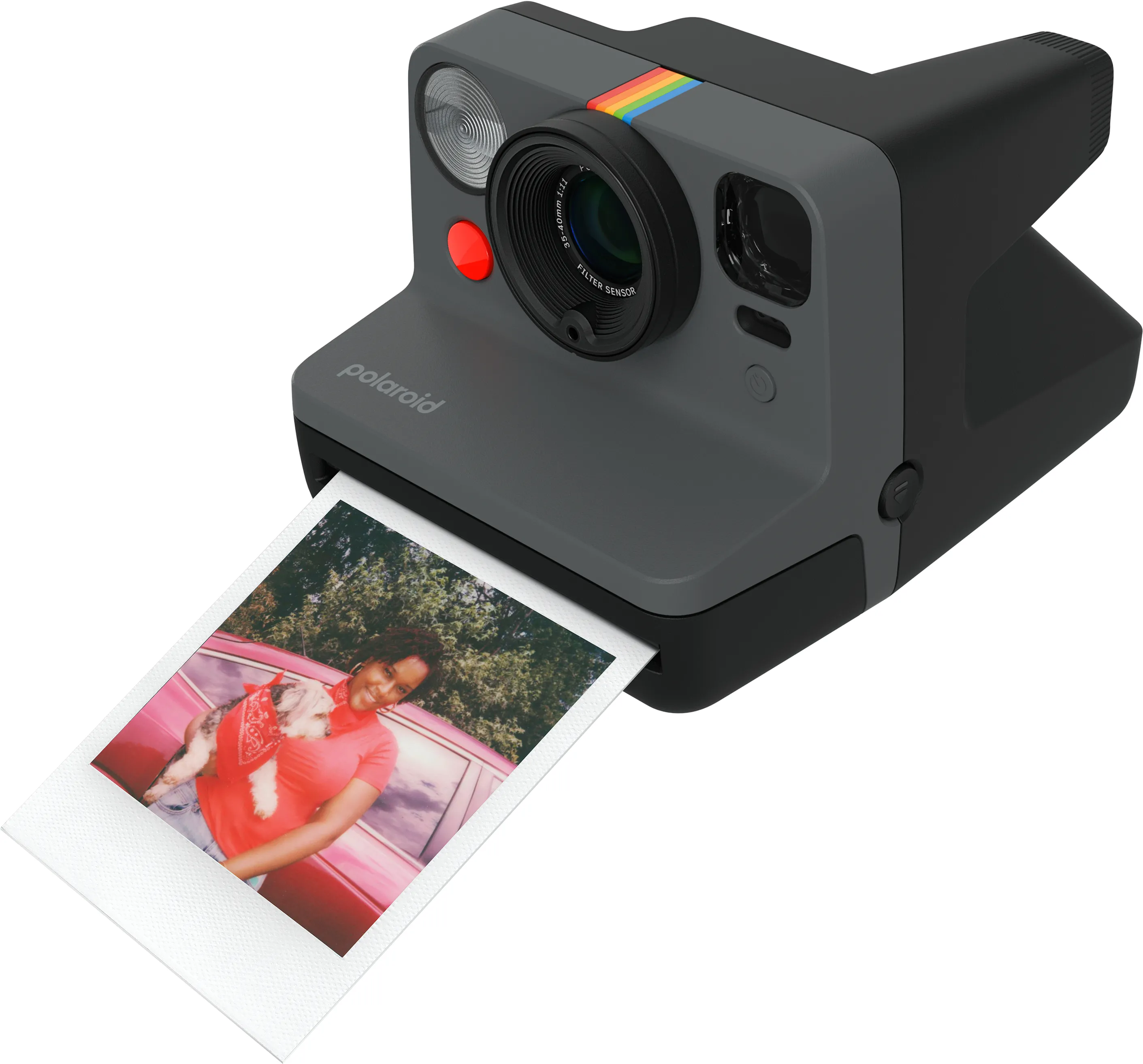 Фотокамера миттєвого друку Polaroid Now Gen 3 - Black (009154)