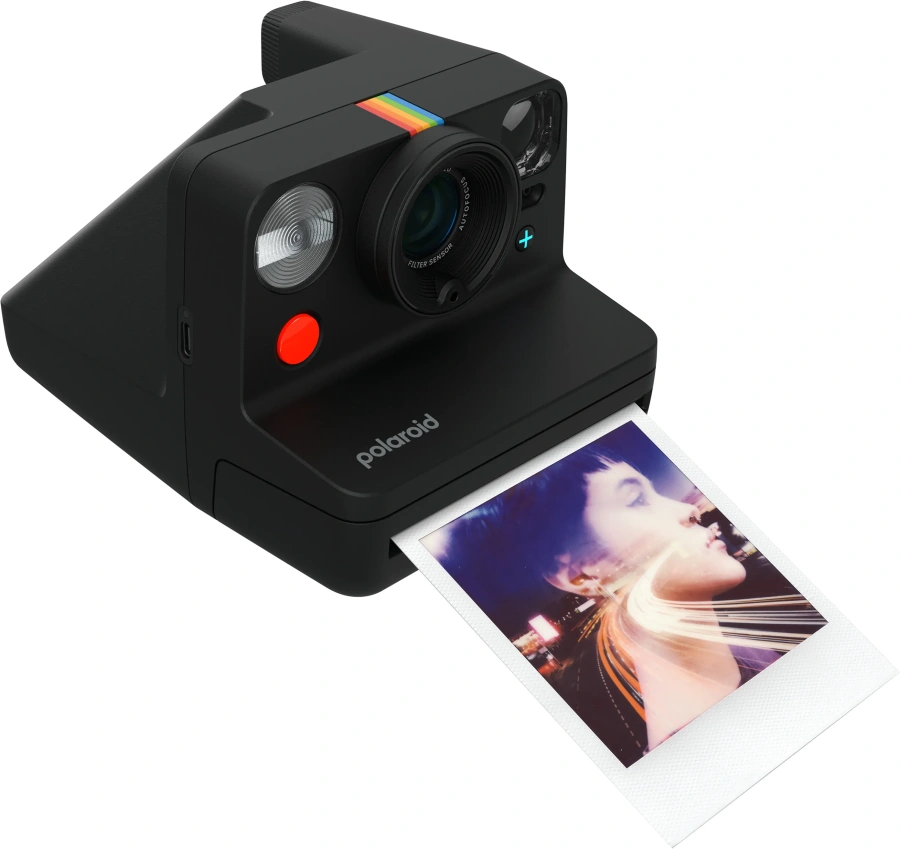 Фотокамера миттєвого друку Polaroid Now+ Gen 3 - Black (009160)