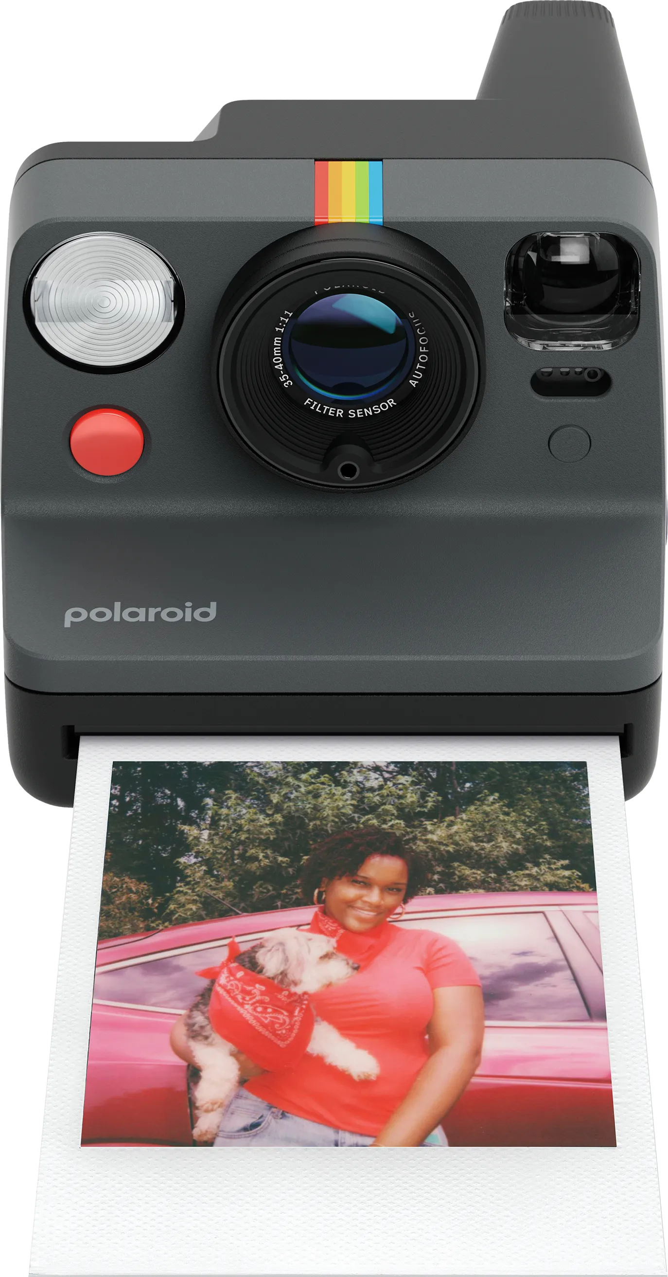Фотокамера миттєвого друку Polaroid Now Gen 3 E-box - Black (006560)