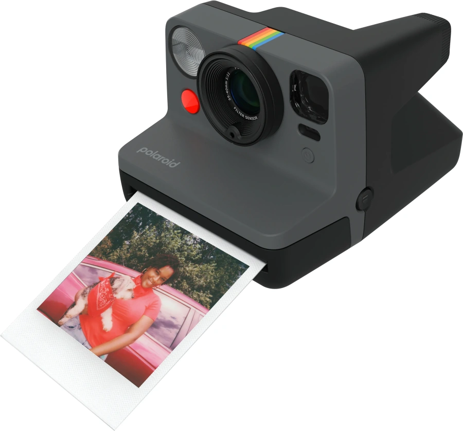 Фотокамера миттєвого друку Polaroid Now Gen 3 E-box - Black (006560)