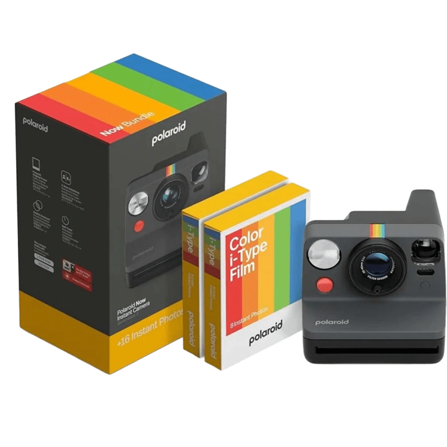 Фотокамера миттєвого друку Polaroid Now Gen 3 E-box - Black (006560)