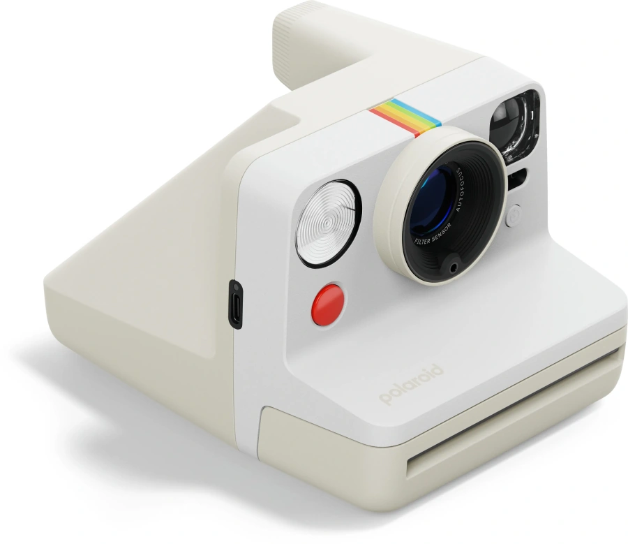Фотокамера миттєвого друку Polaroid Now Gen 3 - Pebble White (009155)