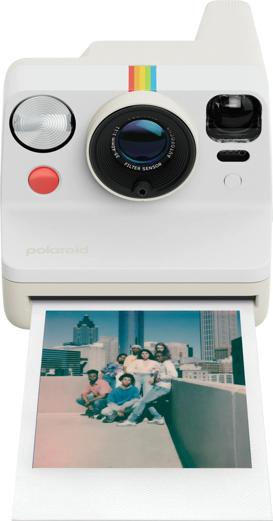 Фотокамера миттєвого друку Polaroid Now Gen 3 - Pebble White (009155)