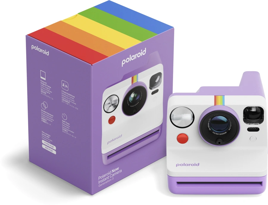 Фотокамера миттєвого друку Polaroid Now Gen 3 - Purple (009159)