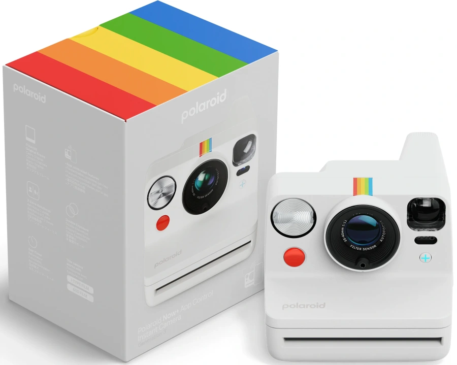 Фотокамера миттєвого друку Polaroid Now+ Gen 3 - White (009161)