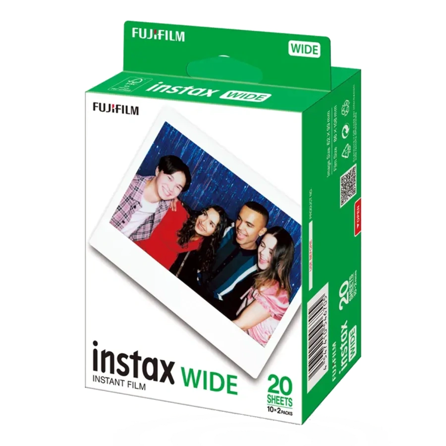 Фотоплівка Fujifilm Instax WIDE Glossy Color Film 10x2 [20 кадрів] (16899922, 16385995)