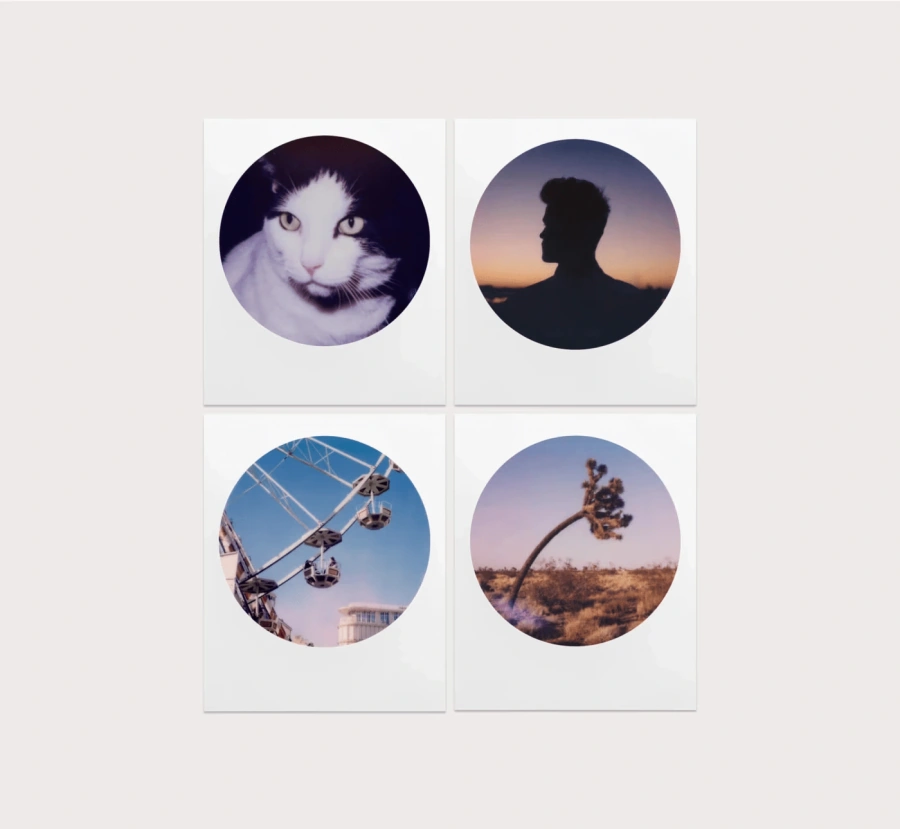 Фотоплівка Polaroid Color 600 Round Frame Film [8 кадрів] (6021)