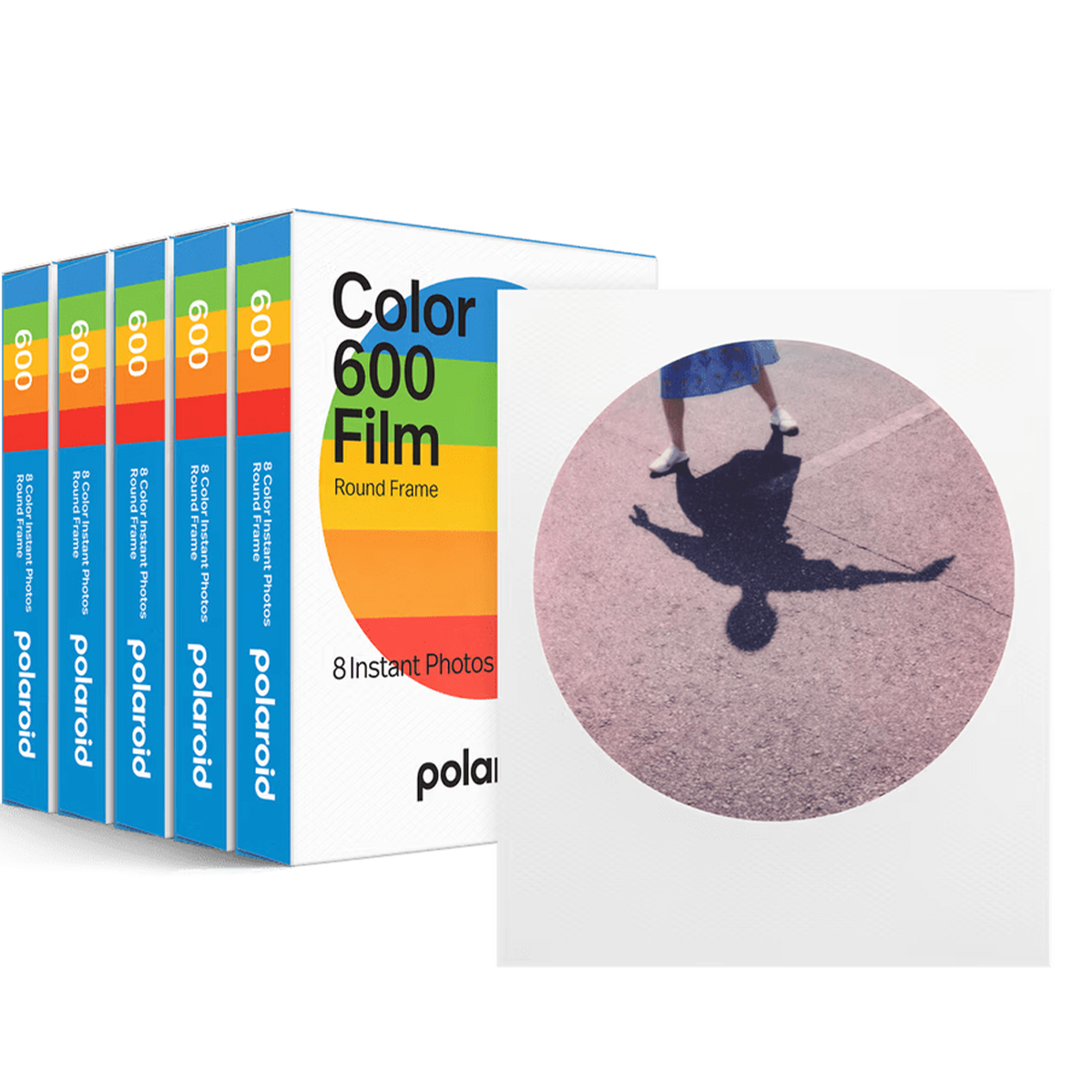 Фотопленка Polaroid Color 600 Round Frame Film Five Pack [40 кадров] (6021-5X)