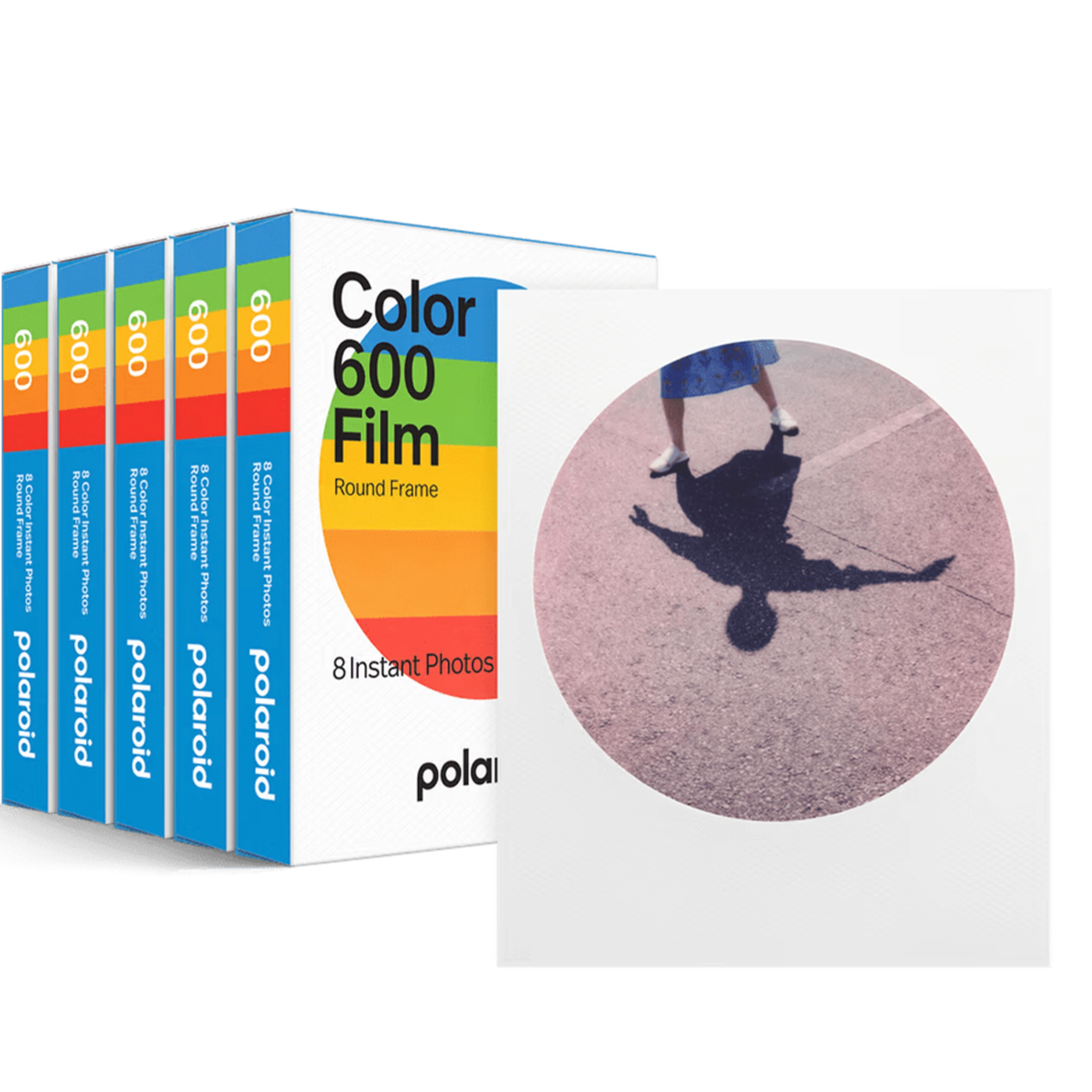 Фотопленка Polaroid Color 600 Round Frame Film Five Pack [40 кадров] (6021-5X)