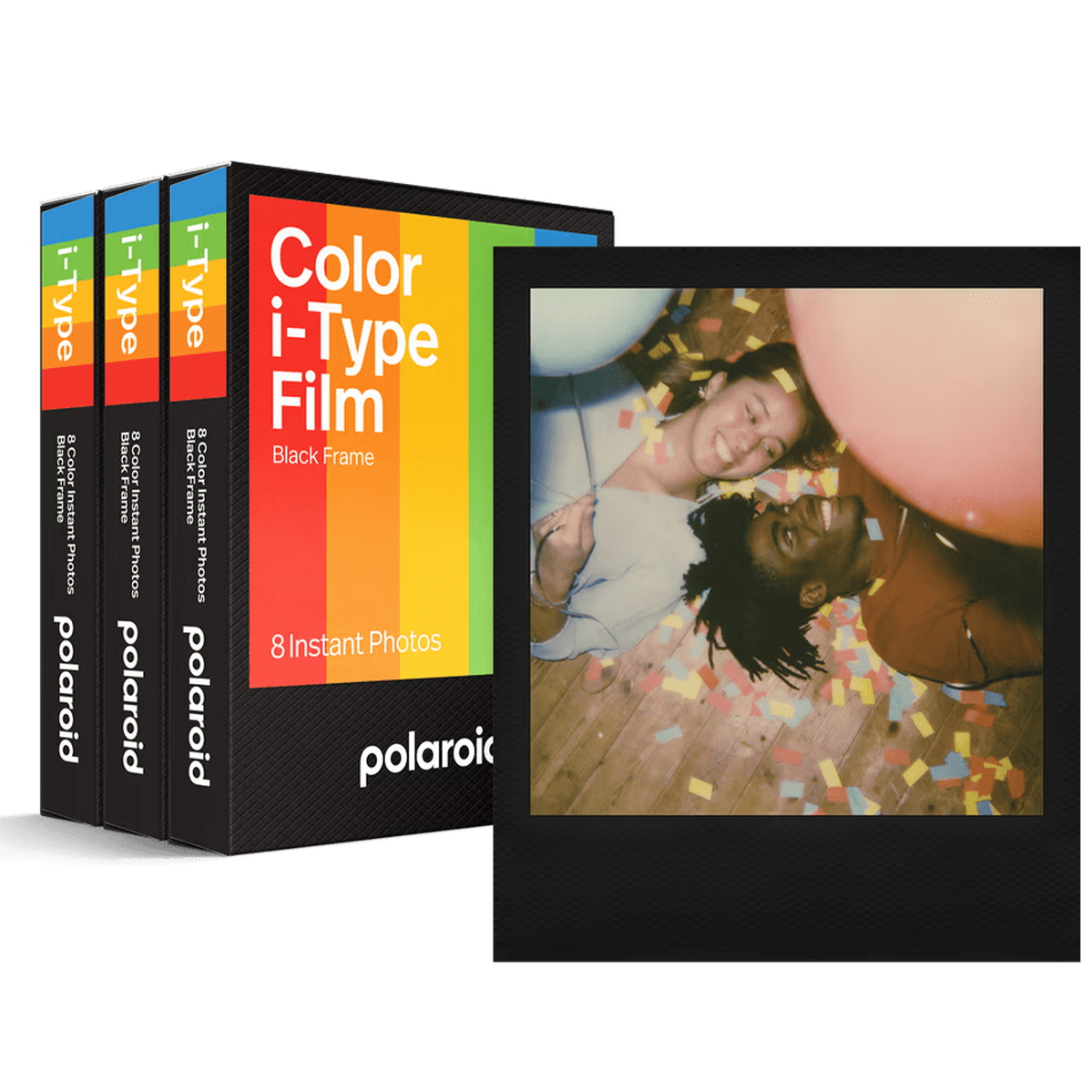 Фотоплівка Polaroid Color i-Type Black Frame Film Triple Pack [24 кадри] (6019-2X)