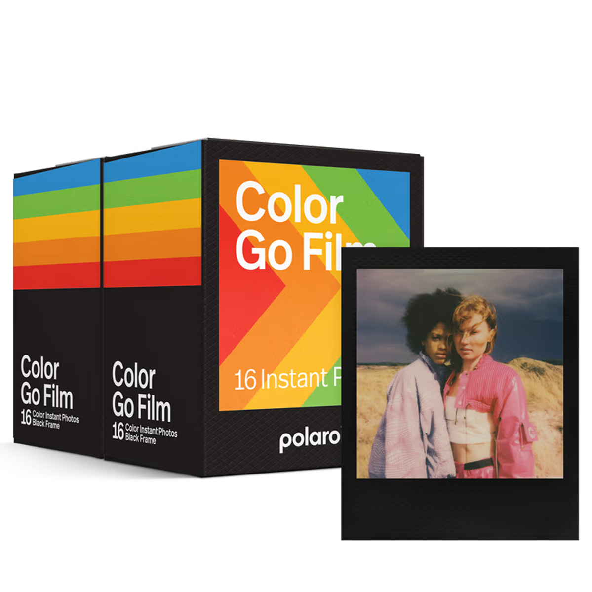 Фотопленка Polaroid Go Color Film Double Pack - Black Frame x2 [32 кадра] (6211-2X)