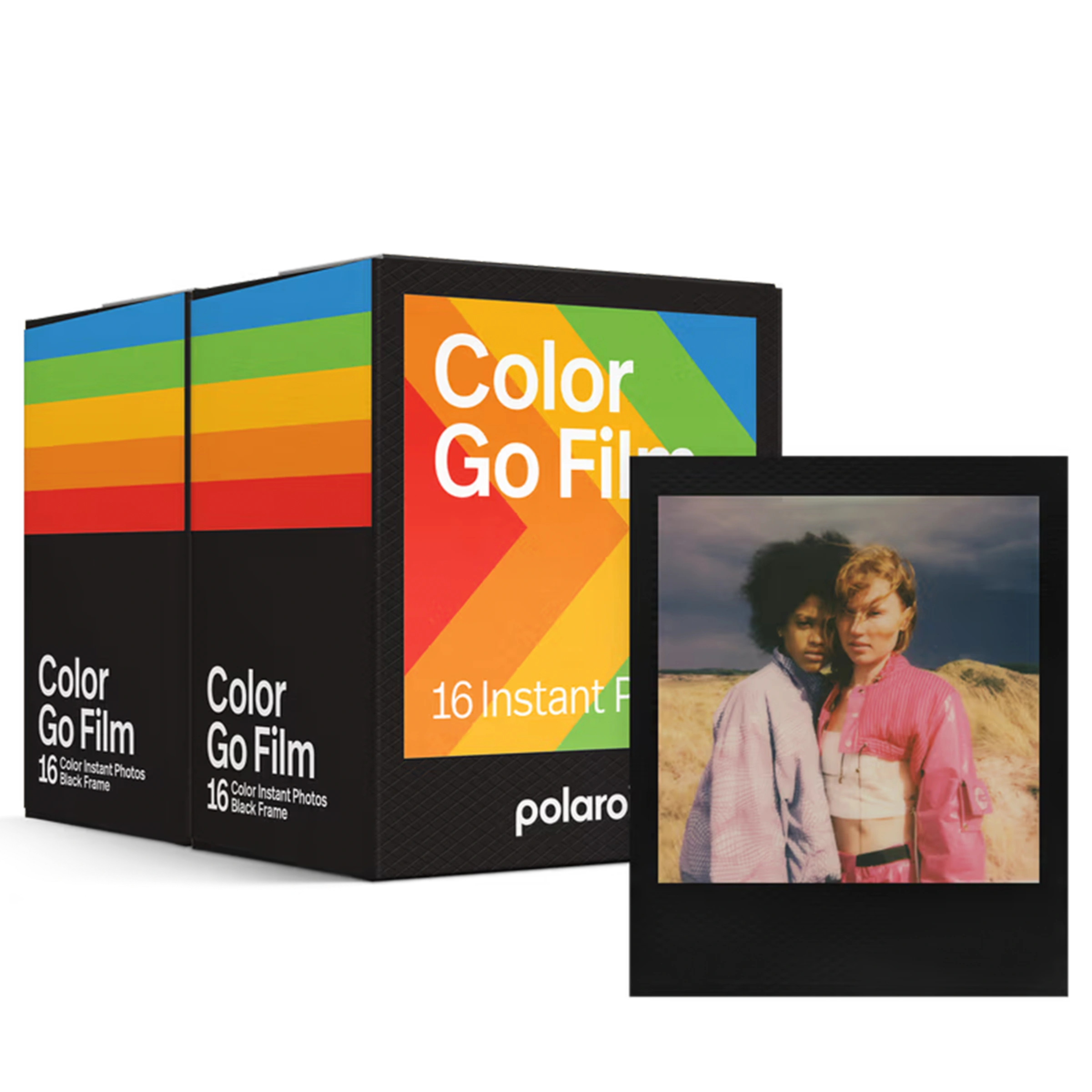 Фотопленка Polaroid Go Color Film Double Pack - Black Frame x2 [32 кадра] (6211-2X)