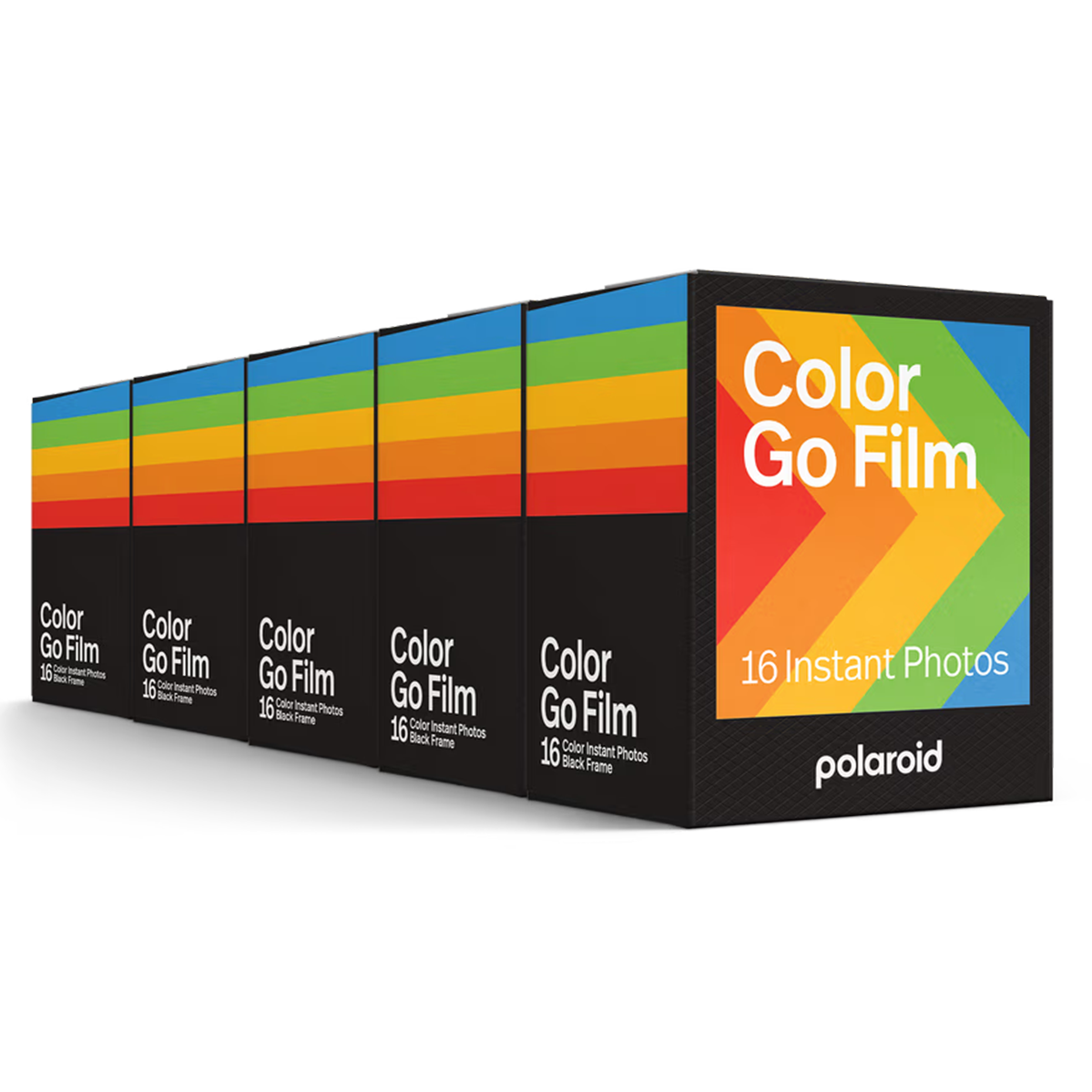 Фотоплівка Polaroid Go Color Film Double Pack - Black Frame x5 [80 кадрів] (6211-5X)