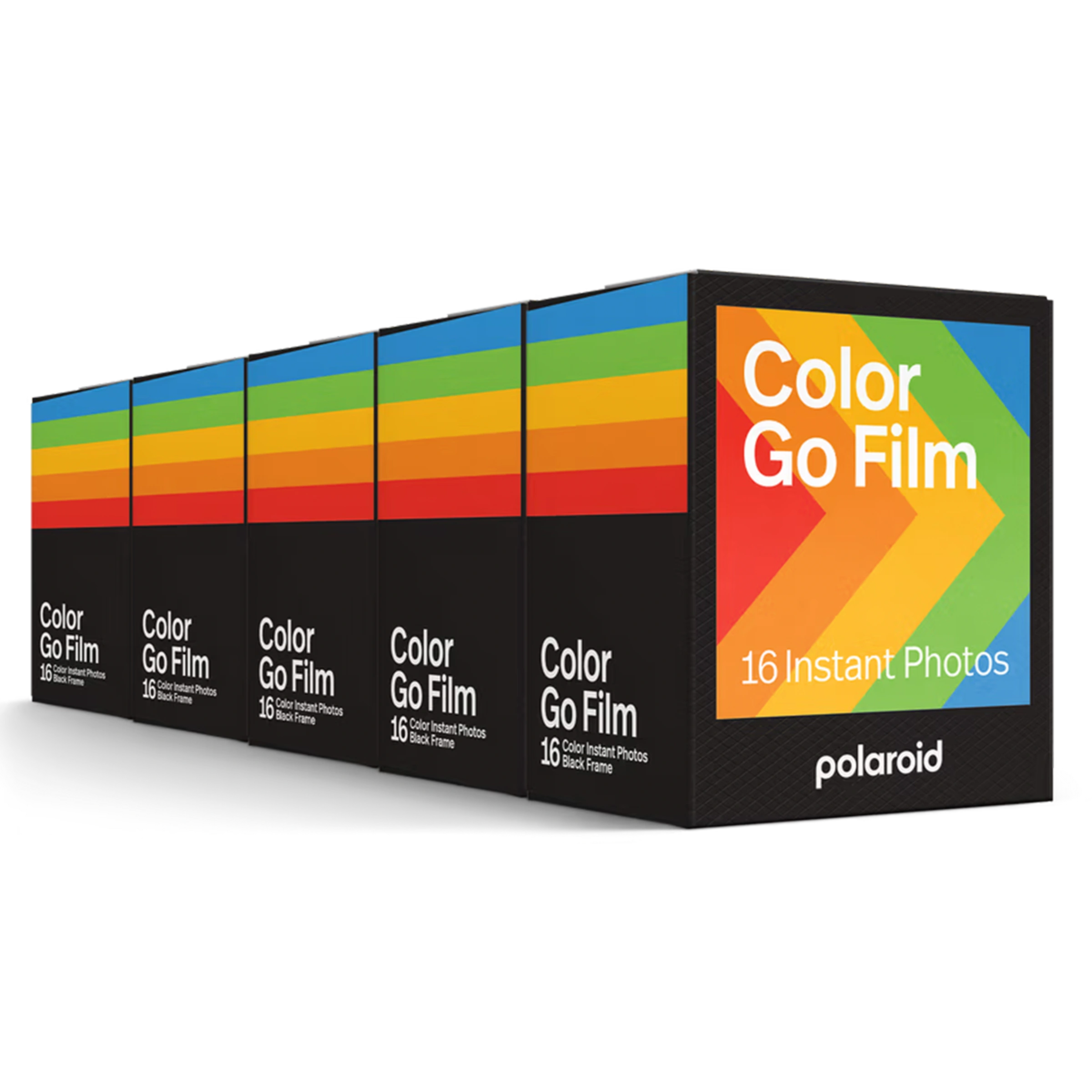 Фотопленка Polaroid Go Color Film Double Pack - Black Frame x5 [80 кадров] (6211-5X)