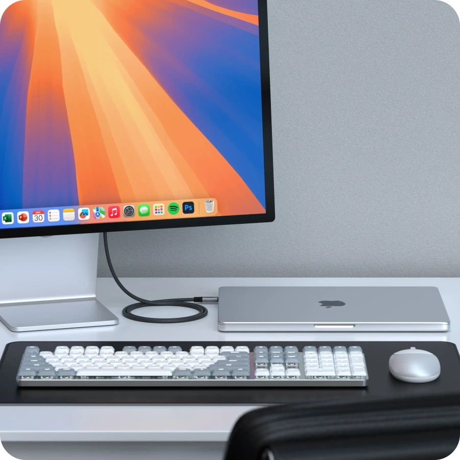 Кабель Satechi USB4 V2 Pro 240W Cable 1m [40Gbps, 8K] (ST-YU4120K)