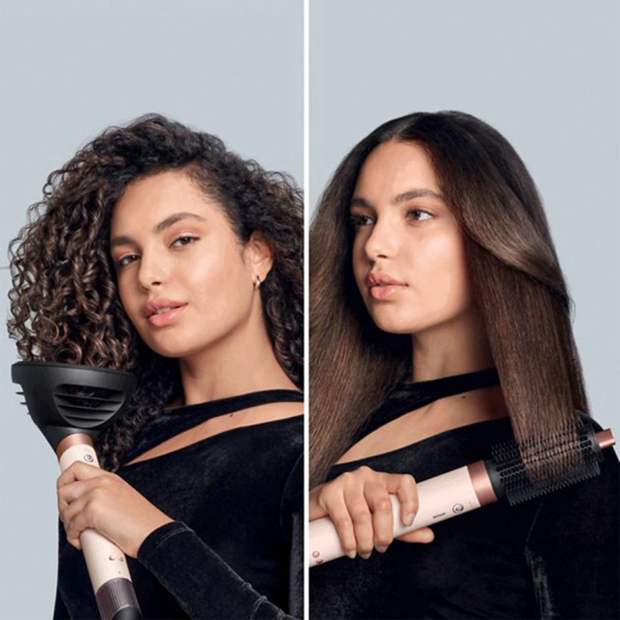 Мультистайлер-фен Dyson Airwrap Co-anda2x Multi-styler & Dryer Curly+Coily - Red Velvet/Gold (176957-01) EU