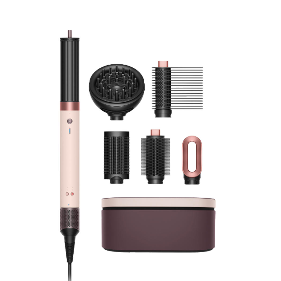 Мультистайлер-фен Dyson Airwrap Co-anda2x Multi-styler & Dryer Curly+Coily - Ceramic Pink/Rose Gold (598808-01) EU