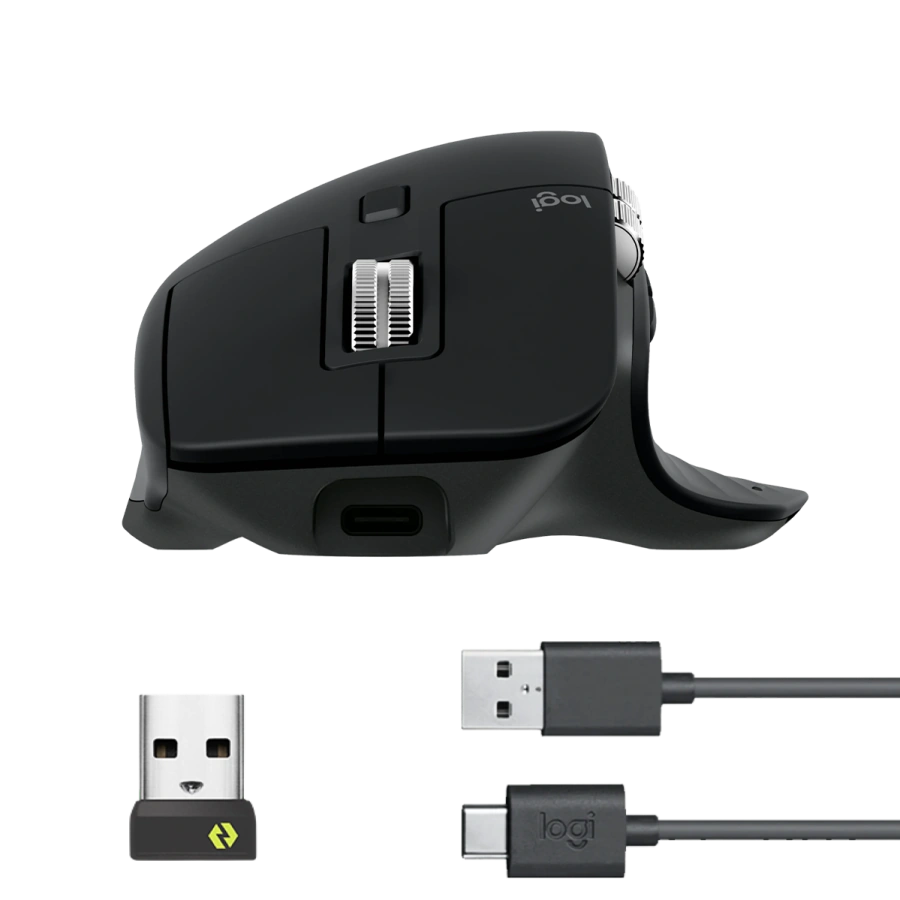 Мышь Logitech MX Master 3S Ergonomic Mouse - Black (910-006556)