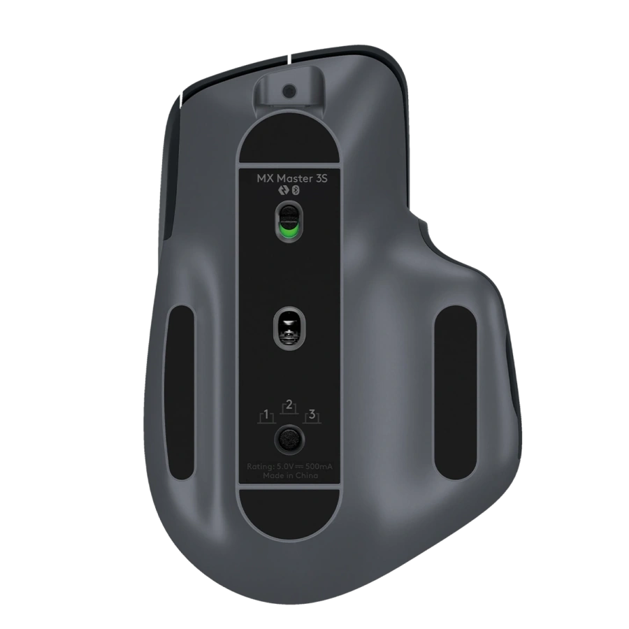 Мышь Logitech MX Master 3S Ergonomic Mouse - Graphite - Bluetooth Edition (910-007499)
