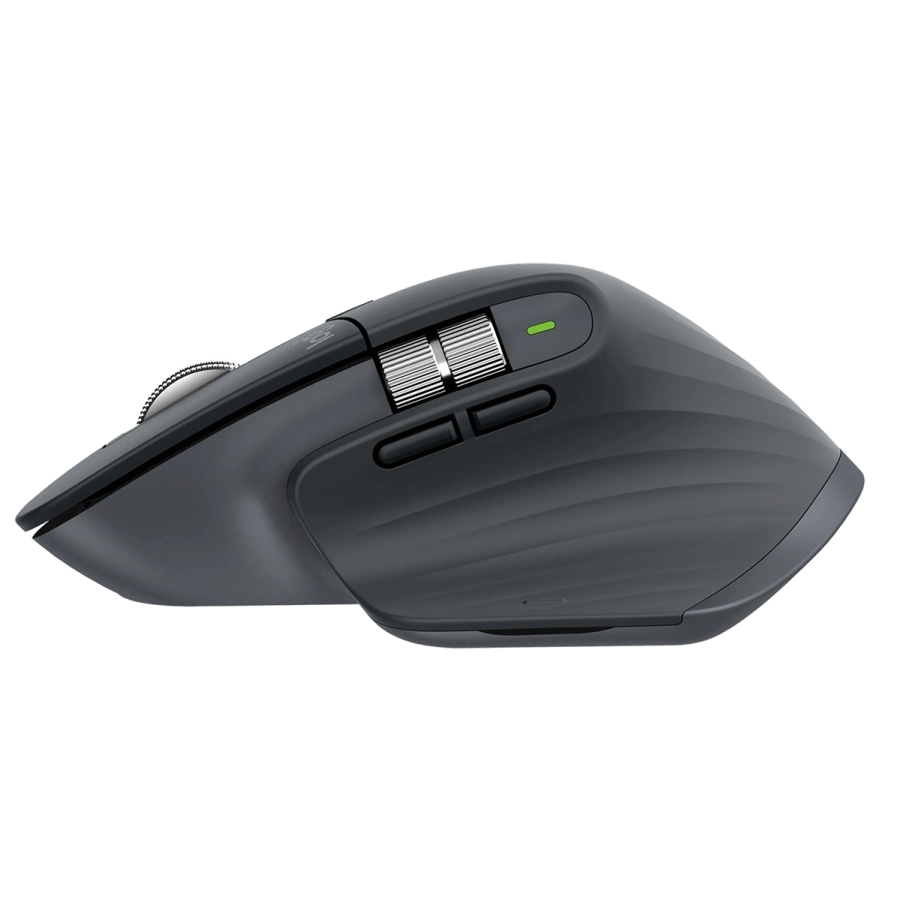 Мышь Logitech MX Master 3S Ergonomic Mouse - Graphite - Bluetooth Edition (910-007499)