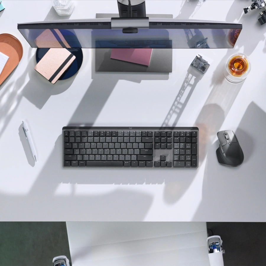 Мышь Logitech MX Master 3S Ergonomic Mouse - Graphite - Bluetooth Edition (910-007499)