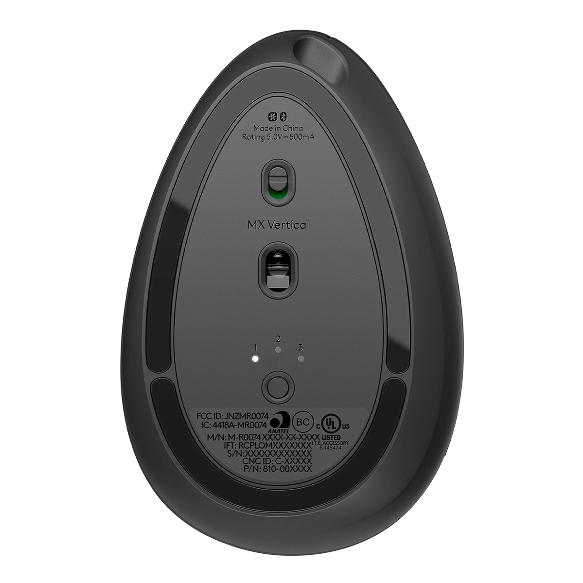 Мышь Logitech MX Vertical Ergonomic Mouse - Graphite (910-005447, 910-005448)