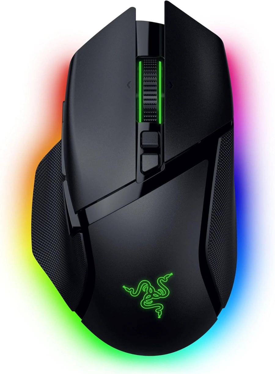 Мышь Razer Basilisk V3 Pro 35K Fully Customizable Wireless Ergonomic RGB Gaming Mouse - Black (RZ01-05240100-R3G1)