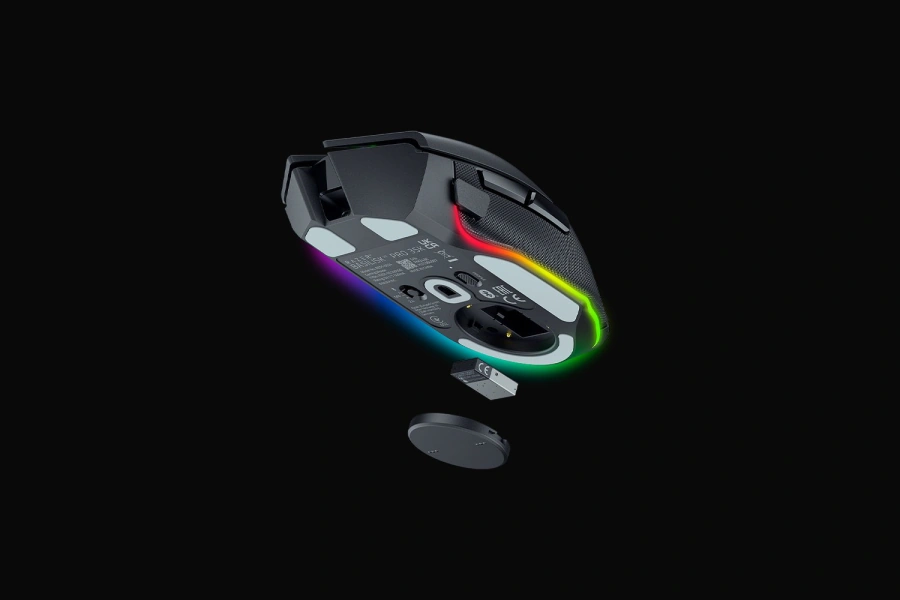 Мышь Razer Basilisk V3 Pro 35K Fully Customizable Wireless Ergonomic RGB Gaming Mouse - Black (RZ01-05240100-R3G1)
