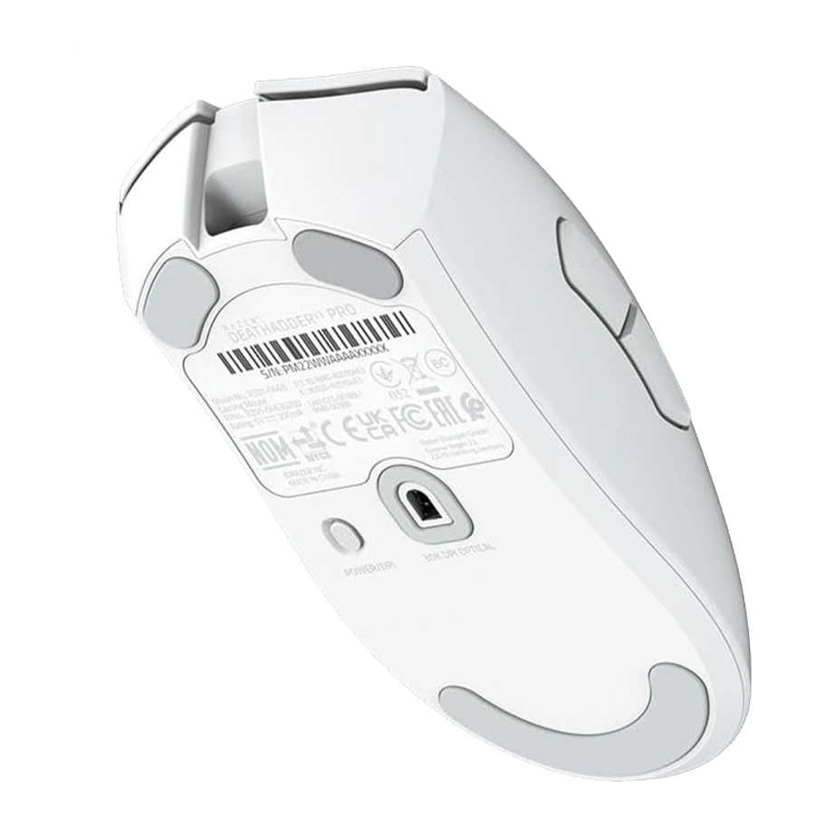 Мышь Razer DeathAdder V3 Pro Ultra-lightweight Wireless Ergonomic Esports Mouse - White (RZ01-04630200-R3G1, RZ01-04630200-R3A1)