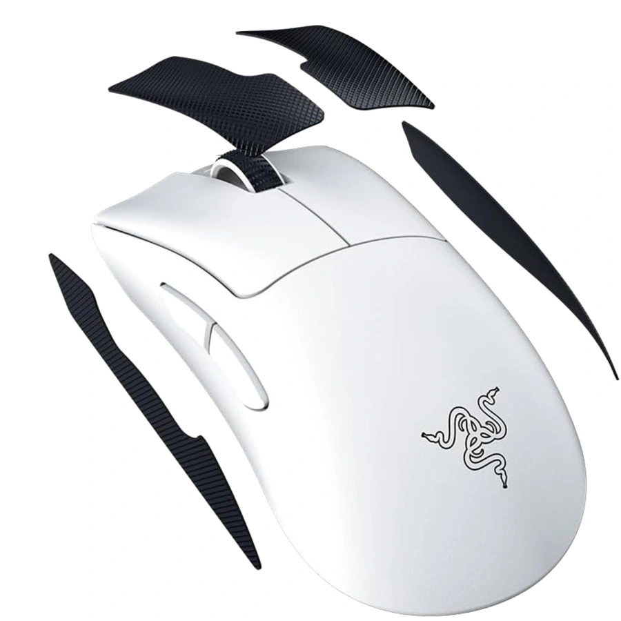 Мышь Razer DeathAdder V3 Pro Ultra-lightweight Wireless Ergonomic Esports Mouse - White (RZ01-04630200-R3G1, RZ01-04630200-R3A1)