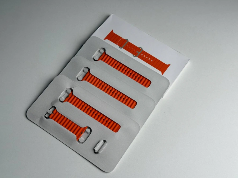 NEW NO BOX Ремінець Apple Ocean Band для Apple Watch 49mm - Orange (MT653)