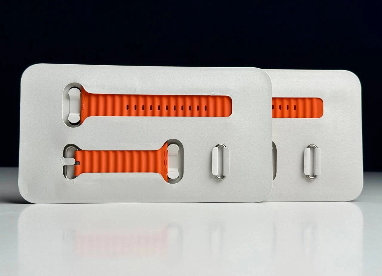 NEW NO BOX Ремешок Apple Ocean Band для Apple Watch 49mm - Orange (MT653)