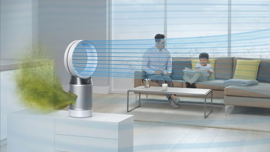 Очищувач повітря та настільний вентилятор Dyson Pure Cool DP04 - Black/Nickel (310155-01)