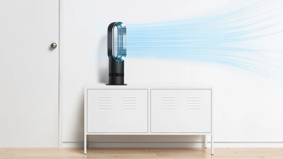 Очиститель воздуха с обогревом Dyson Hot+Cool Jet Focus AM09 - White/Nickel (473400-01)