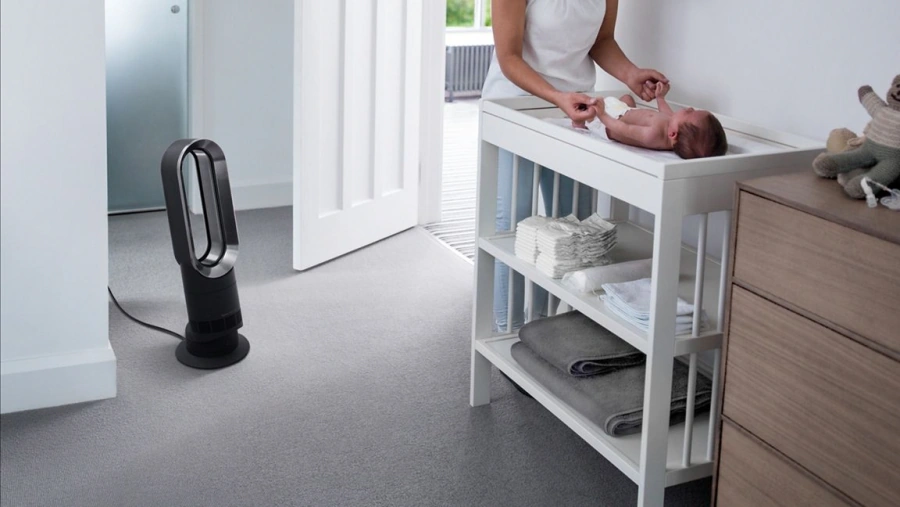 Очиститель воздуха с обогревом Dyson Hot+Cool Jet Focus AM09 - White/Nickel (473400-01)