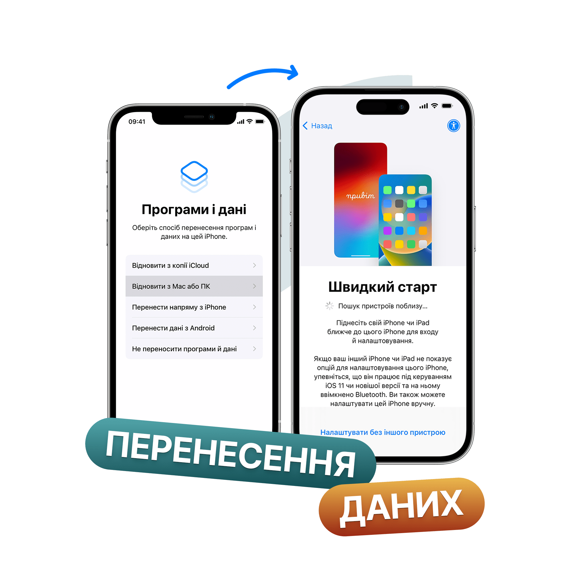 Перенос данных со смартфона на смартфон