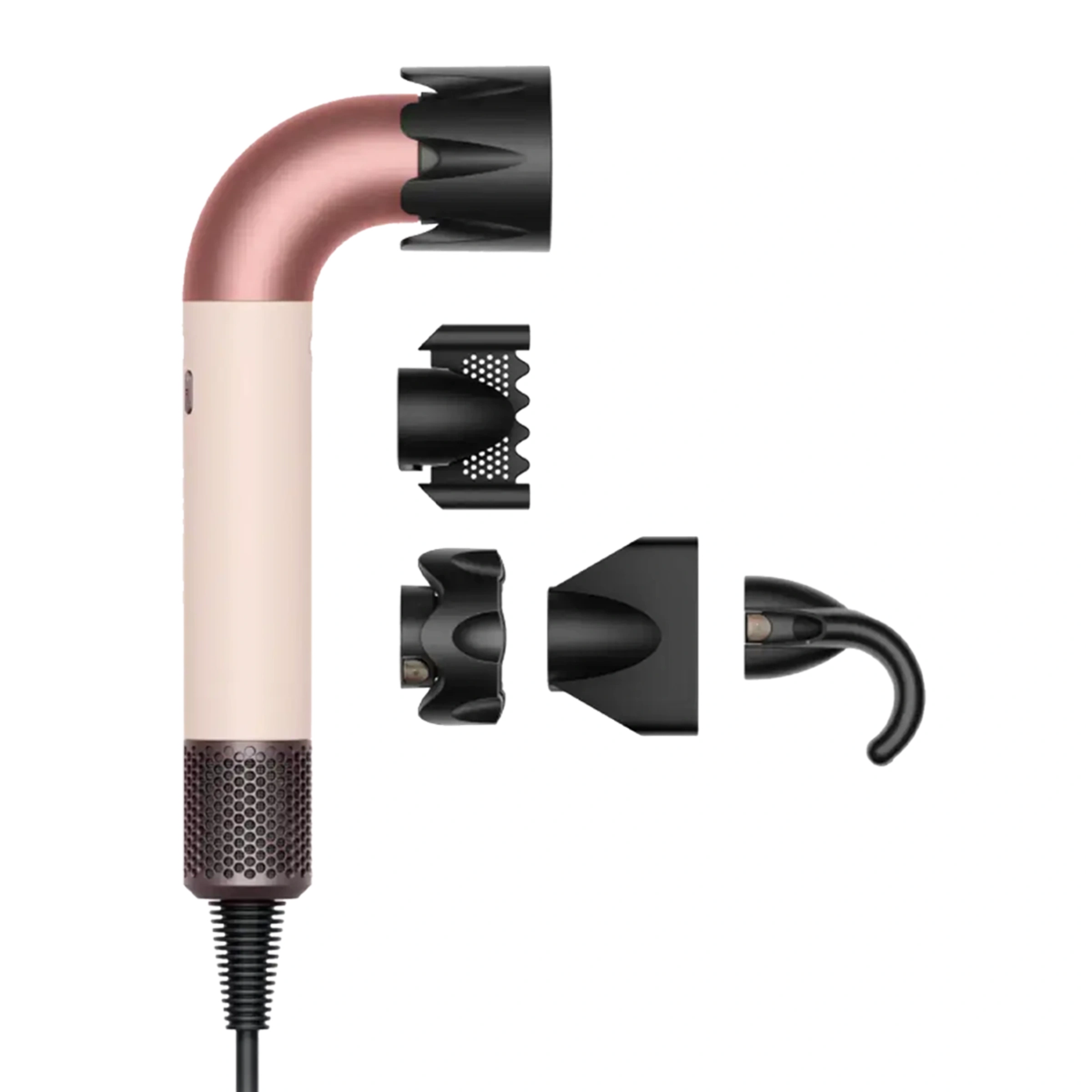 Профессиональный фен для волос Dyson HD18 Supersonic r Professional Hair Dryer Straight+Wavy - Ceramic Pink/Rose Gold (113332-01) EU
