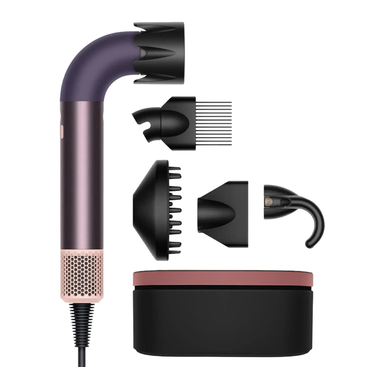 Профессиональный фен для волос Dyson HD18 Supersonic r Professional Hair Dryer Curly+Coily - Jasper Plum (123486-01) EU
