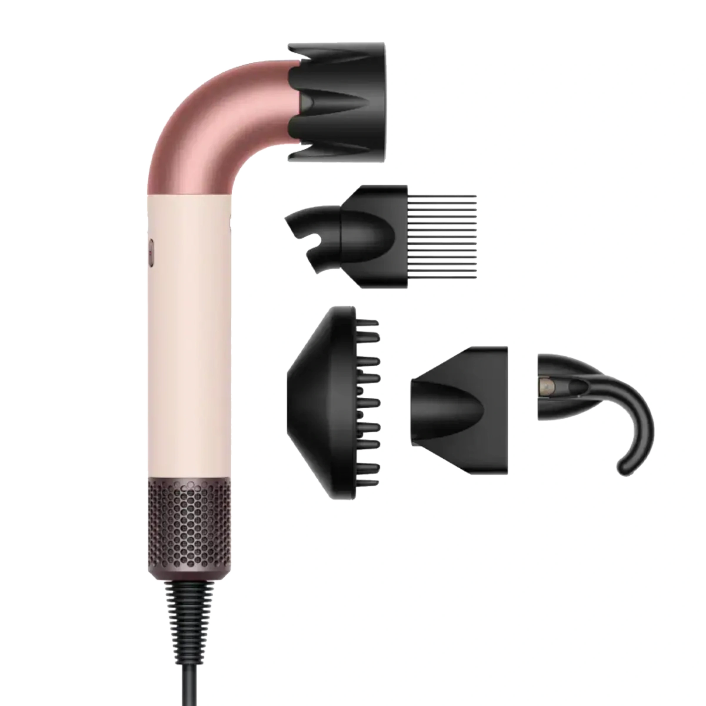 Профессиональный фен для волос Dyson HD18 Supersonic r Professional Hair Dryer Curly+Coily - Ceramic Pink/Rose Gold (113361-01) EU