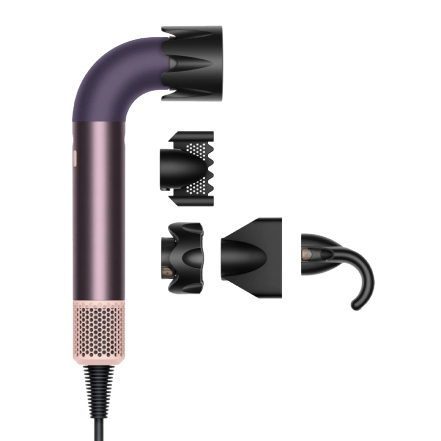 Професійний фен для волосся Dyson HD17 Supersonic r Professional Hair Dryer Straight+Wavy - Jasper Plum (122781-01) EU