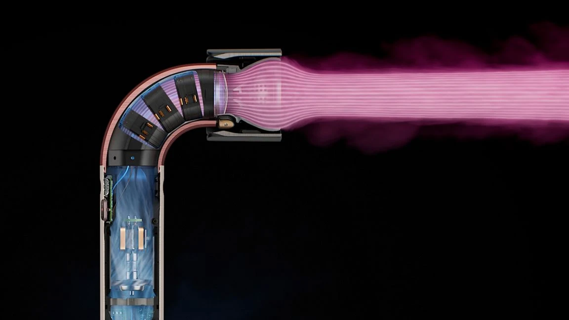 Професійний фен для волосся Dyson HD18 Supersonic r Professional Hair Dryer Straight+Wavy - Jasper Plum (122781-01) EU