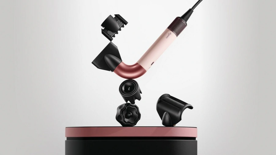 Професійний фен для волосся Dyson HD17 Supersonic r Professional Hair Dryer Straight+Wavy - Jasper Plum (122781-01) EU