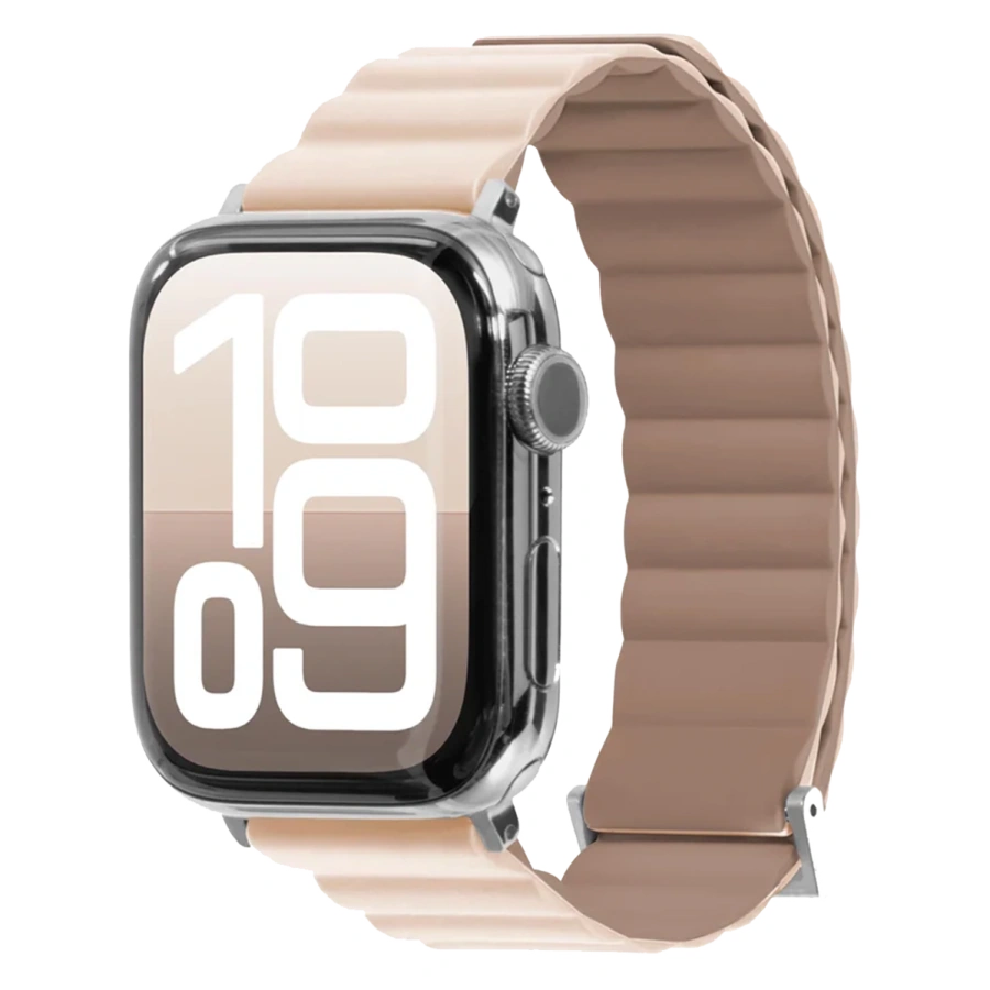 Ремешок LAUT NOVI SPORT FlexColor Watch Strap for Apple Watch Series 4-10 & SE 42/41/40mm - Beige/Caramel (L_AWS_NS_BE)