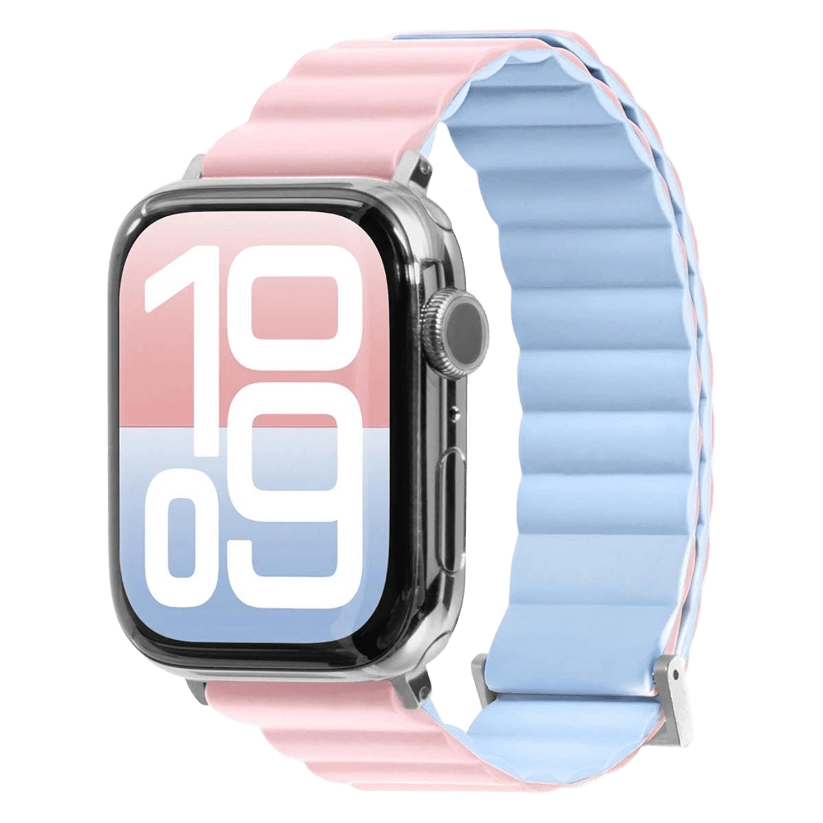 Ремінець LAUT NOVI SPORT FlexColor Watch Strap for Apple Watch Series 4-10 & SE & ULTRA 49/46/45/44mm - CandyPink/BabyBlue (L_AWL_NS_CP)